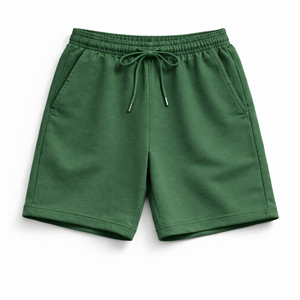 Shorts de algodón para hombre, transpirables, informales, para uso diario en verano, proveedor OEM personalizado, shorts de algodón para hombre con cintura elástica - Product Image 2