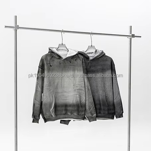 Sudadera con Capucha Personalizada de 450g, Estilo Lavado Ácido, Estilo Urbano, Lavado Antiguo, Sudadera Retro para Hombre - Product Image 3