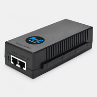 Injecteur PoE Gigabit 30W IEEE 802.3af/at 10/100/1000Mbps, adaptateur Power Over Ethernet à port unique pour caméra IP, AP, VoIP