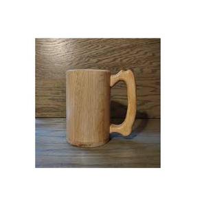 Taza de madera de diseño artesanal, moderna y lujosa, taza vikinga de madera y acero inoxidable con asa, taza de madera para sublimación en venta - Product Image 2