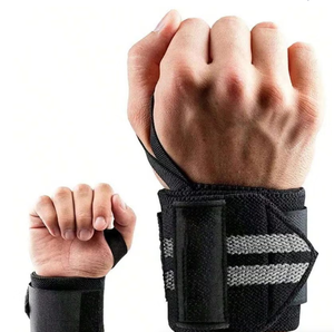 Muñequeras de Neopreno Duraderas y Ajustables Antideslizantes para Levantamiento de Pesas, Entrenamiento en Gimnasio y Fitness, Logotipo Personalizado Disponible - Product Image 5