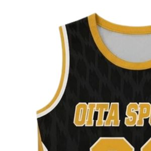 Maillot de lacrosse unisexe noir et or en polyester léger – Tenue de sport athlétique pour l'entraînement et les équipes - Product Image 4