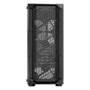 Case PC Gaming Mid Tower ad Alto Flusso d'Aria con 4 Ventole ARGB da 120 mm, Gestione Cavi Semplificata, Filtro Antipolvere, Pannello in Vetro Temperato, Formato Mini-ITX - Product Image 1