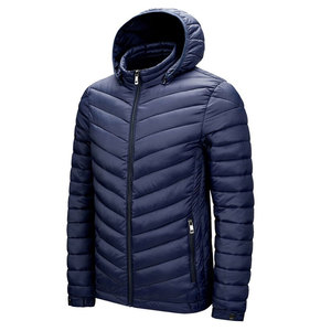 Plus Size <b>Long</b> Sleeve Lightweight <b>Men</b> Puffer <b>Jacket</b> Perfect For Daily Casual Wear And Cool Weather Winter <b>Jacket</b> - Product Image 1