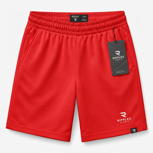Shorts de sport décontractés pour enfants 2026, couleur unie, en coton, style Bermuda, pour la course, en tissu tricoté, pour l'entraînement des garçons, shorts en nylon - Product Image 4