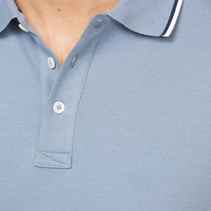 Camiseta Polo para Hombre 100% Algodón, Diseño Clásico Elegante, Duradera, con Botones, Transpirable, Manga Corta, Logotipo Personalizado - Product Image 4