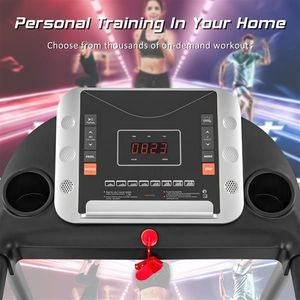 Tapis Roulant Elettrico Pieghevole 2.5HP per Uso Domestico 3-in-1, Macchina per Jogging e Camminata con Sensore di Pulsazioni, Capacità Massima 100kg, Test Frequenza Cardiaca - Product Image 6