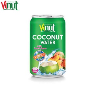 Haccp ขนาด330มล. สามารถปรับแต่งเครื่องดื่มกลูโคสพีชสูตรน้ำมะพร้าวน้ำผลไม้กระป๋องจากเวียดนามได้รับการรับรอง ISO - Product Image 4
