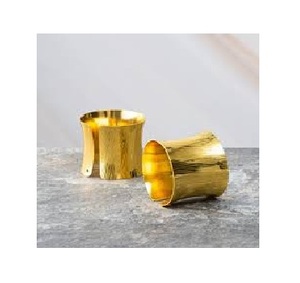Anillo para Servilletas de Latón Sostenible, Decoración de Mesa para Bodas y Cenas, Porta Servilletas Dorado, Moderno y Elegante - Product Image 1