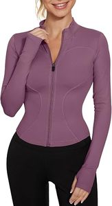 Women's for Half-<b>Zip</b> Long Sleeve Yoga Top Solid Color Breathable Polyester Spandex Sportswear Skinny Fit All Seasons Stand - Product Image 2