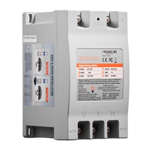 Convertitore da Monofase a Trifase 2HP 7A 220V, Inverter Digitale di Fase, Uscita Onda Sinusoidale 220V per Uso Residenziale - Product Image 2