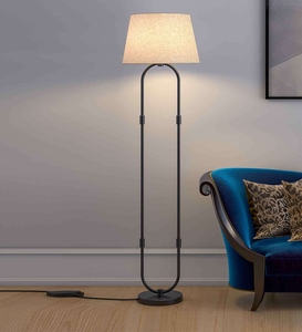 Lámpara de pie de lujo Daisy de algodón blanco con base de metal, OEM, ODM, bajo MOQ, precio de fábrica, venta al por mayor, suministro a granel - Product Image 3