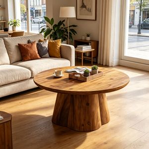 Tavolino d'appoggio antico in legno da 31,5 pollici per soggiorno, uso domestico e alberghiero - Product Image 1