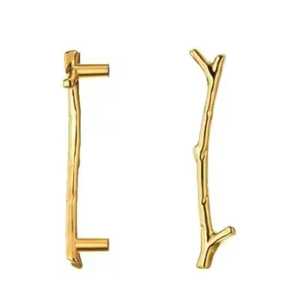 Minimalist Black and <b>Gold</b> Door Handle Modern Zinc Alloy Interior Door Lever Set Luxury Two Tone Home Room Door Hardware - Product Image 2