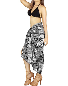 Meilleures ventes Sarong de plage une pièce imprimé pour femme, cache-maillot de bain, motifs Léopard, Paisley, Mandala, Paon, Sable, Tropical - Product Image 5