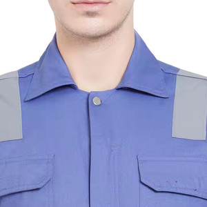 Combinaison de sécurité haute visibilité personnalisée en polyester pour les travaux de construction et les environnements de travail - Product Image 4