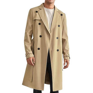 Elegante Abrigo Largo de Lana para Hombre, Chaqueta de Invierno Cálida, Gabardina para Otoño, Ropa de Calle Informal y Formal, Venta al por Mayor - Product Image 1