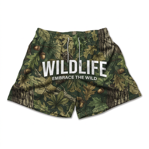 Custom Camo Mesh Shorts for Men Sublimated <b>Athletic</b> Basketball Shorts with printed logo - Product Image 4