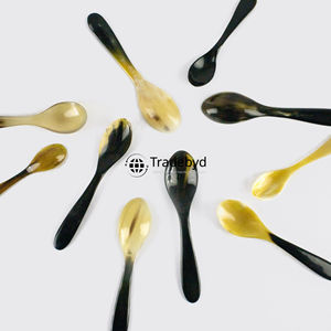 Cuchara de Cuerno de Diseño Premium Hecha a Mano, Cuchara de Cocina Natural para Servir, Moderna, de Lujo, Ecológica, Apta para Lavavajillas, Tradebyd - Product Image 1