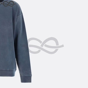 เสื้อสเวตเชิ้ตผ้าเจอร์ซีย์หนานุ่ม คอกลม แขนยาว ทรงหลวม โอเวอร์ไซส์ เย็บด้านหลัง รับผลิตแบบ OEM ขายส่ง เสื้อคอกลม - Product Image 2