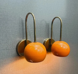 Lámpara de Pared Redonda de Metal con Diseño de Frutas ALI DECORATOR, Calentador de Velas Eléctrico, Difusor de Aromaterapia, Función Regulable para Decoración del Hogar - Product Image 3