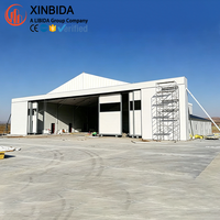 Hangar préfabriqué en acier de haute qualité, kits de construction métalliques pour le stockage d'avions privés, à vendre