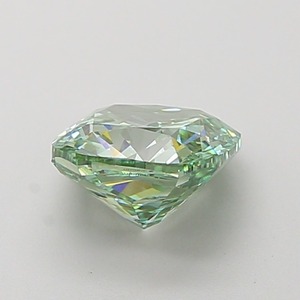 Diamant de laboratoire CVD vert vif fantaisie modifié taille coussin carré de 1,51 carat, clarté VS1, excellente taille, pierre précieuse de luxe pour bijoux - Product Image 5