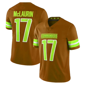 Newest Pattern Custom American Football Jerseys - Professional 100% Polyester <b>Mesh</b> Sports Team Uniforms - Product Image 6
