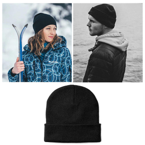 Factory Direct Supply Low MOQ Customizable Private Label Breathable Waterproof Unisex Adult <b>Wool</b>/Cotton High-quality <b>Beanies</b> - Product Image 5
