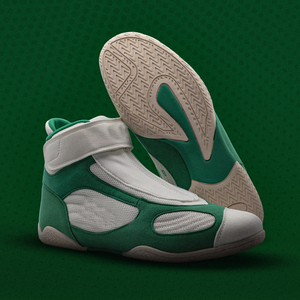 Chaussures de lutte en cuir légères et professionnelles pour hommes, avec logo personnalisé, semelle légère, vente en gros - Product Image 6
