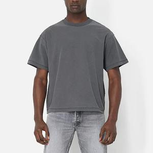 Camiseta de Hip Hop con Lavado Ácido, 100% Algodón, Tejido de Punto Multicolor, 150 Gramos, Diseño Único Estampado, Talla Grande - Product Image 1