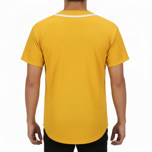 Maillot de baseball pour hommes disponible en gros, léger, confortable, infroissable, en promotion, avec des matériaux de qualité supérieure. - Product Image 2