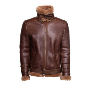 Chaqueta de Cuero Elegante para Hombre, Color Personalizado, Último Diseño, OEM, Chaquetas de Cuero con Cierre de la Mejor Calidad en Venta - Product Image 1
