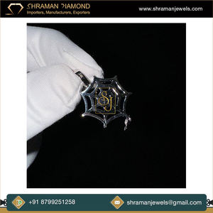 14K <b>Solid</b> <b>Gold</b> Iced Custom Web Hanging Spider <b>Pendant</b> Trendy Unique Design VS Natural Diamond Charms Fine Jewelry Necklaces Gift - Product Image 6