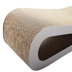 Original Wood Color <b>Cat</b>-Eyed <b>Cat</b> Scratcher and Lounge Functional <b>Furniture</b> <b>Protector</b> Unique <b>Cat</b> Tree Design - Product Image 3