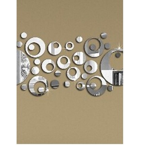 Modern Acrylic <b>Mirror</b> Wall Sticker 3D Rectangle DIY Wall Art <b>Tiles</b> Frameless Self Adhesive <b>Mirror</b> Decor for Living Room Wall Art - Product Image 5