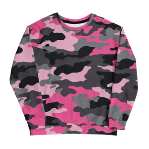 Customized Heavyweight Crewneck Sweatshirt Autumn Cotton Fleece Breathable High Quality Camouflage <b>Men's</b> Sweatshirts - Product Image 1