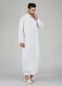 <b>Men</b> Juba Long Sleeve Muslim Islamic Robe Traditional Clothing Comfortable Modest Loose Fit Breathable Material - Product Image 4