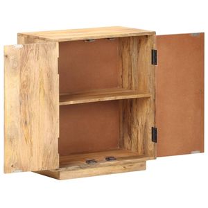 Credenza Rettangolare in Legno di Mango Massiccio con Finitura in Legno Naturale - Product Image 2