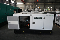 Groupes électrogènes diesel silencieux à faible bruit 4 temps 15kVA 20kVA 25kVA 30kVA 50kVA 80kVA refroidis par eau en promotion