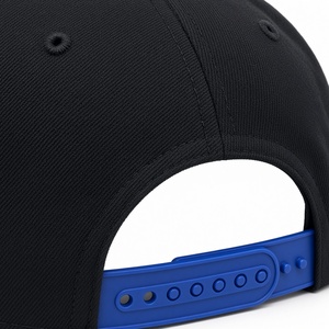 Gorra de Béisbol Phi Beta Sigma para Hombre, Negra y Azul Rey, Bordada con el Logotipo de 1914, Colección D9, Visera Plana, Ajustable - Product Image 6