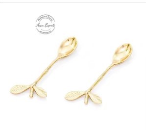 Luxury Agate Handle Spoon Fork Set Gold Flatware Serving Utensils Elegant Dining Table Decor Kitchenware Design - Product Image 3