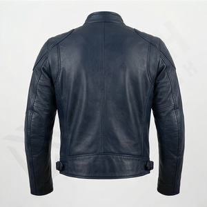 Chaqueta de Motociclista de Cuero Genuino para Hombre de la Mejor Calidad, Nueva Colección de Invierno, Chaquetas de Motocicleta con Protecciones Desmontables Personalizadas - Product Image 2