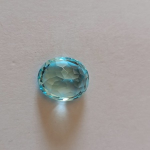Topacio azul natural facetado en forma de trillón, tamaños personalizados disponibles en pedido personalizado, piedra preciosa suelta para uso en la fabricación de joyas. - Product Image 4