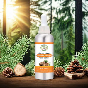 Huile essentielle de bois de cèdre rectifiée de qualité thérapeutique pure 100% pour le fournisseur en gros en vrac d'aromathérapie - Product Image 2