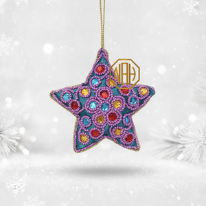 Adorno Colgante Bordado a Mano con Apliques de Cangrejo, Decoración Navideña de Algodón para Árbol de Navidad, Amuleto Decorativo Festivo, Regalo, Decoración para el Hogar - Product Image 5