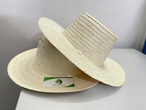Sombrero de Paja Natural Tejido a Mano de Alta Calidad, Clásico, Vintage, Unisex, Estilo Panamá, para Playa y Verano, para Adultos - Product Image 2