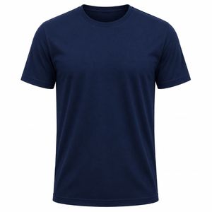 Camiseta de Hombre de Algodón Blanco, Cuello Redondo, Manga Corta, Corte Regular, Estilo Casual, Tejido de Punto - Product Image 3