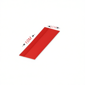 Nastro in tessuto Ilan 2 cm x 10 m rosso brillante per cucito e artigianato - Product Image 2