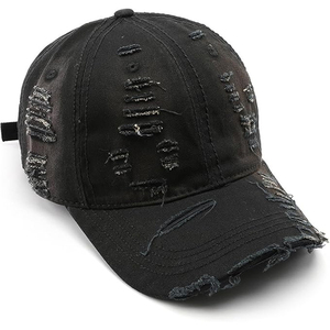 Gorra de Béisbol Unisex de 6 Paneles de Algodón, Ajustable, Estilo Vintage Desgastado, para Adultos, Uso Casual - Product Image 5